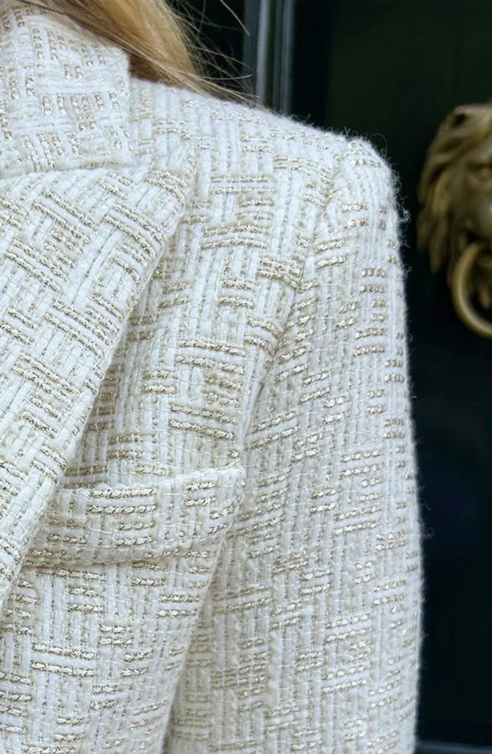 Chloé | Luxury Bouclé Blazer - Ecru White