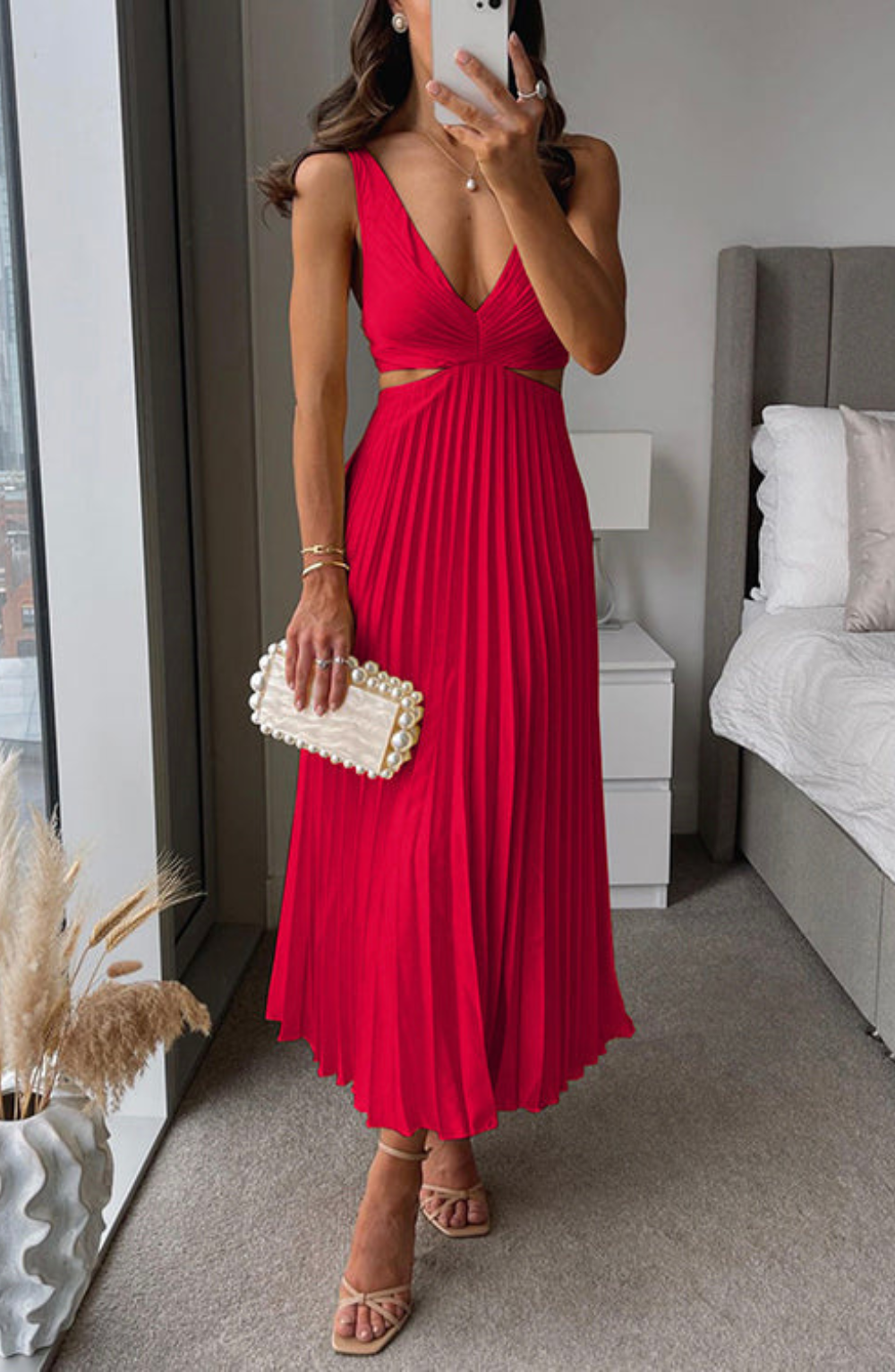 Fiona | Maxi Dress - Red