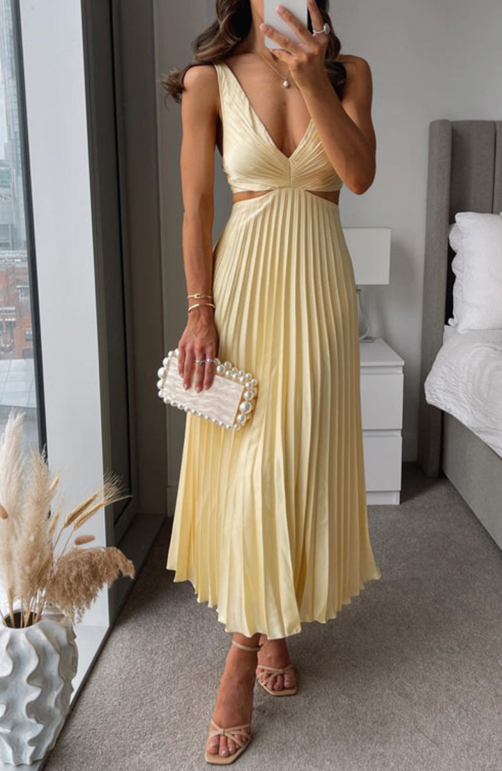 Fiona | Maxi Dress - Yellow