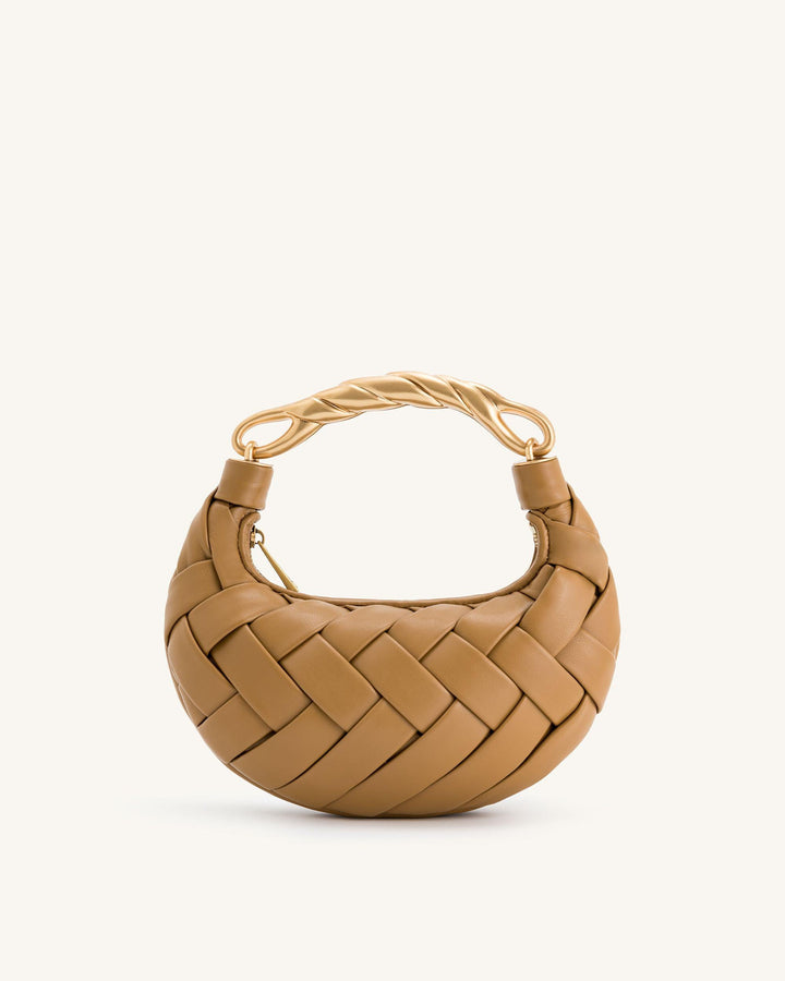 Mimosa | Weave Handbag - Brown