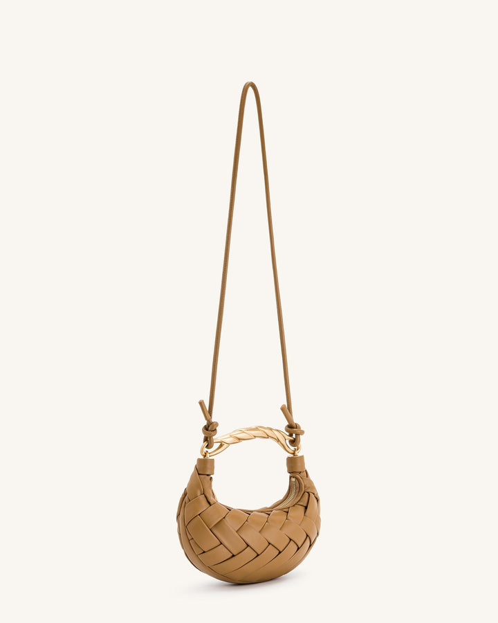 Mimosa | Weave Handbag - Brown