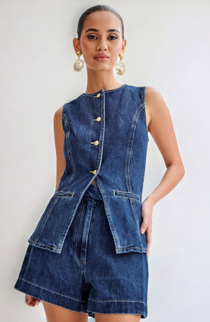 Lorna | Two-Piece Denim Set