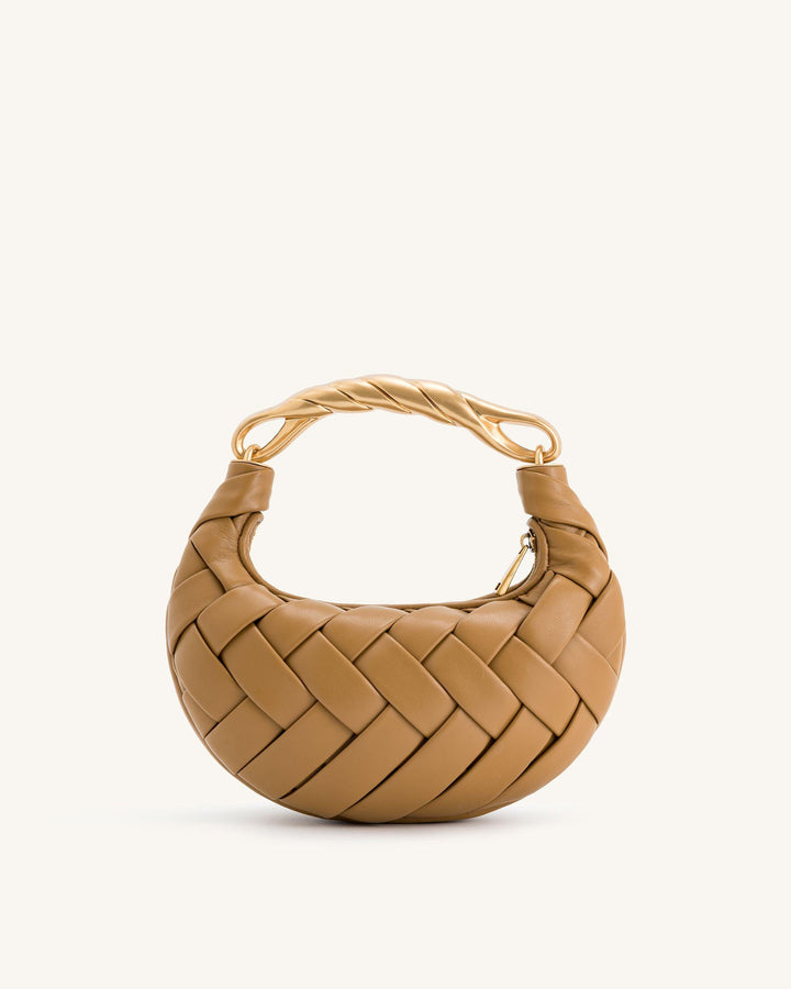 Mimosa | Weave Handbag - Brown