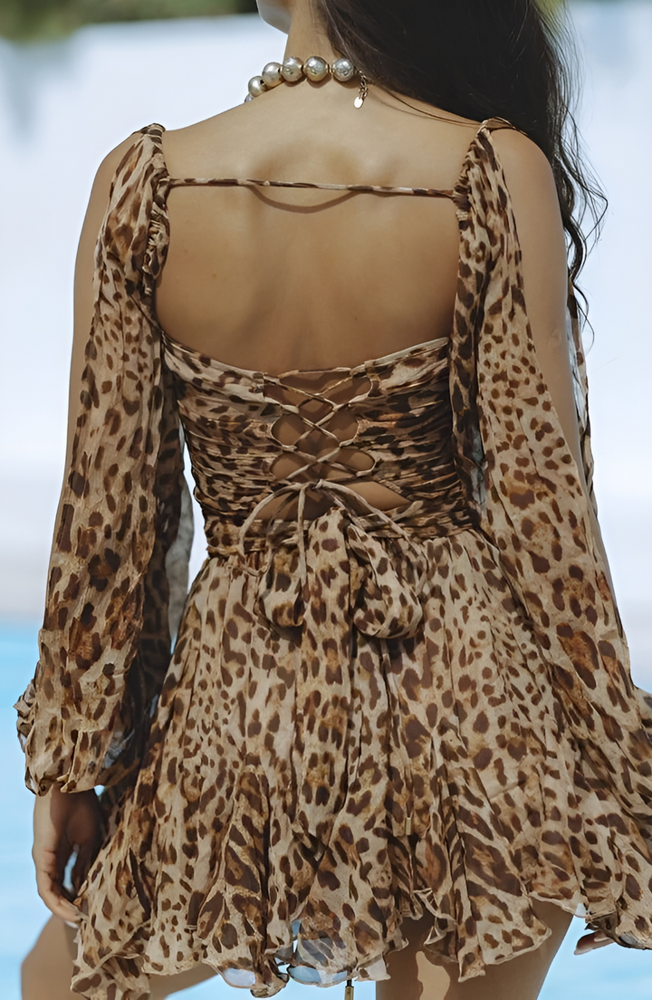 Zoey | Mini Dress - Leopard