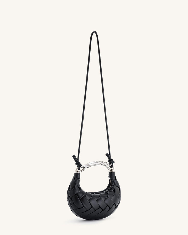 Mimosa | Weave Handbag - Black