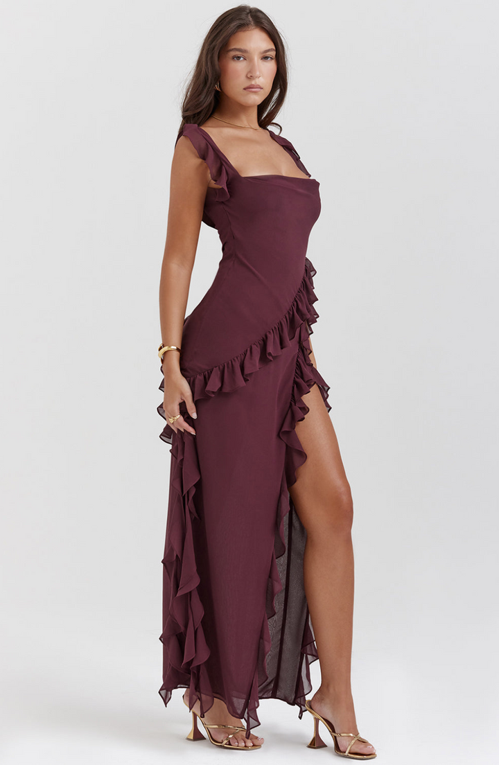 Andrea | Beautiful Comfortable Dress - Brown