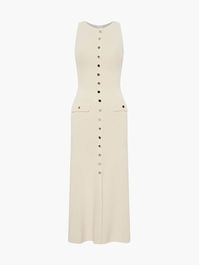 Georgia | Maxi Dress - Beige