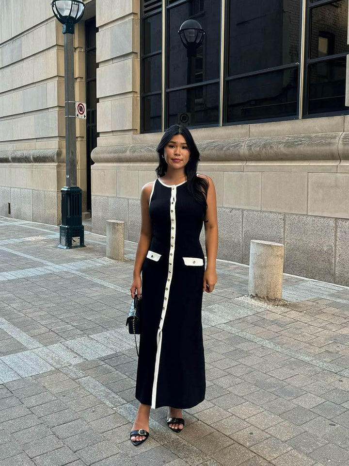 Georgia | Maxi Dress - Black