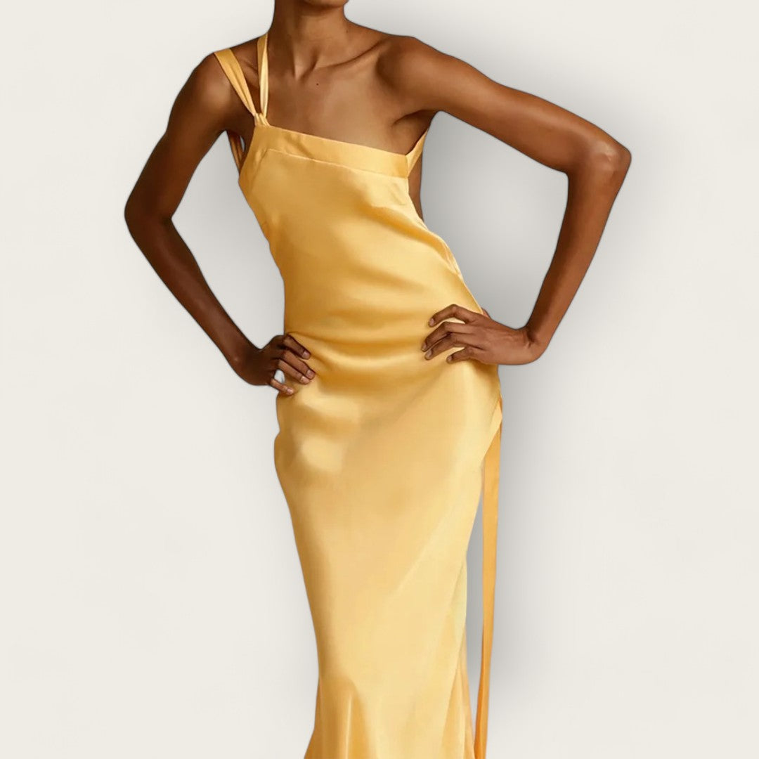 Selene | Maxi Dress - Gold